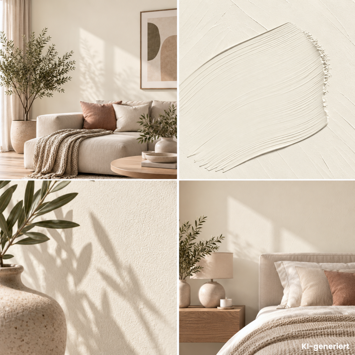 Premium Wandfarbe - Soft Linen, Hochdeckend, Tropf- & Spritzgehemmt – Matt