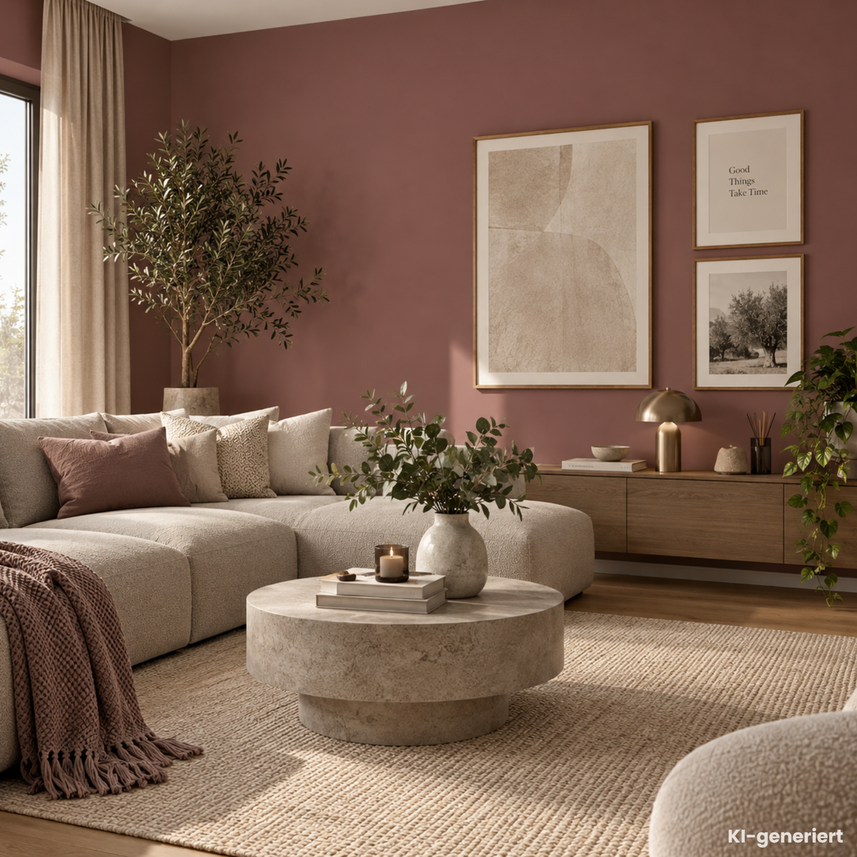 Premium Wandfarbe - Blush Dark, Hochdeckend, Tropf- & Spritzgehemmt – Matt