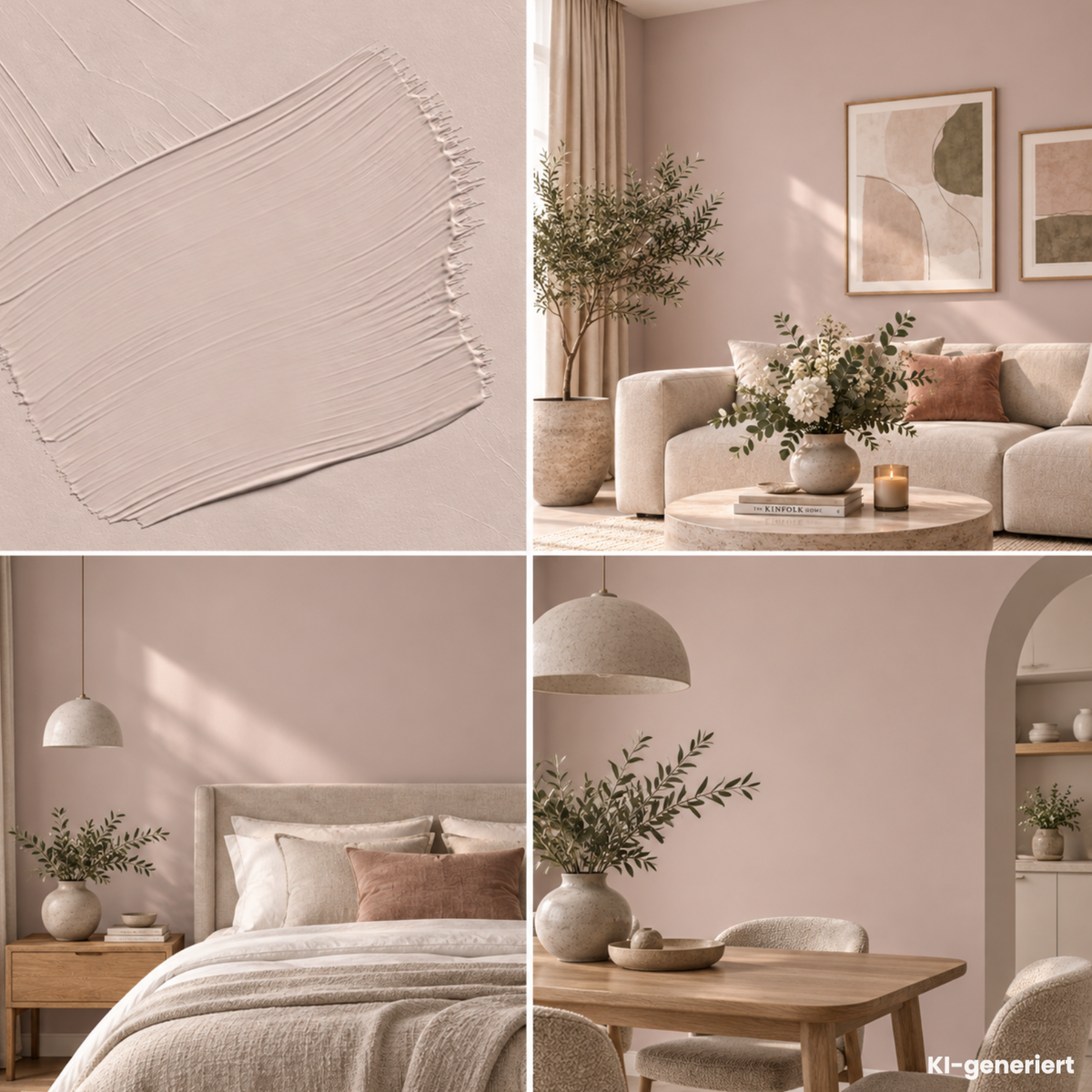 Premium Wandfarbe - Rose Dust, Hochdeckend, Tropf- & Spritzgehemmt – Matt