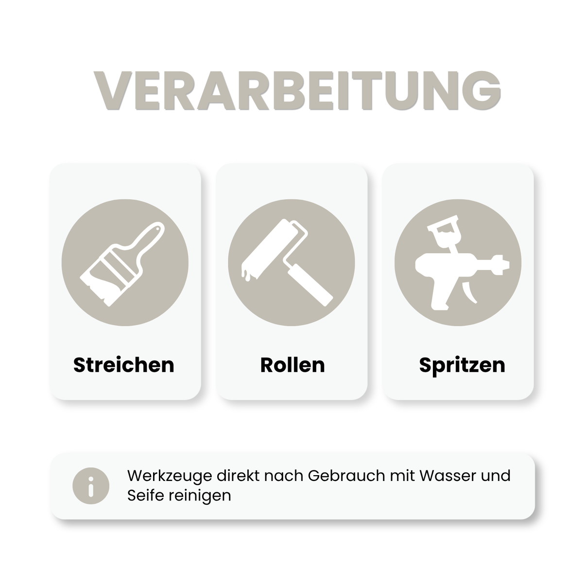 Premium Wandfarbe - Beige Cloud, Hochdeckend, Tropf- & Spritzgehemmt – Matt