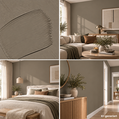 Premium Wandfarbe - Stone, Hochdeckend, Tropf- & Spritzgehemmt – Matt