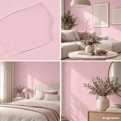 Premium Wandfarbe - Rosa, Hochdeckend, Tropf- & Spritzgehemmt – Matt