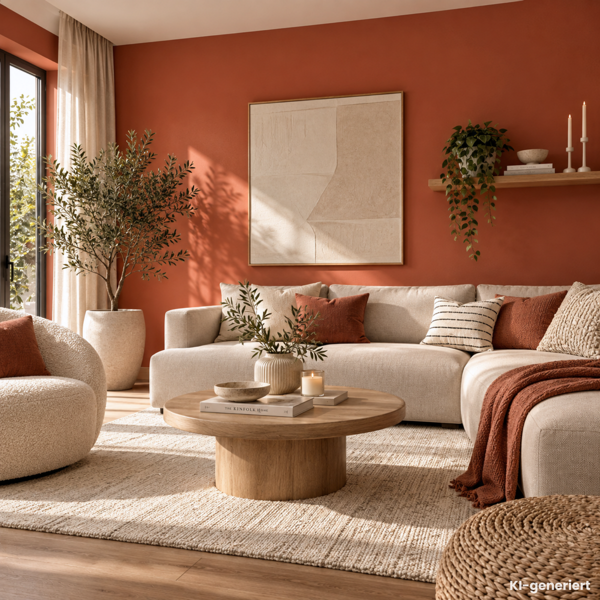Premium Wandfarbe - Coral, Hochdeckend, Tropf- & Spritzgehemmt – Matt