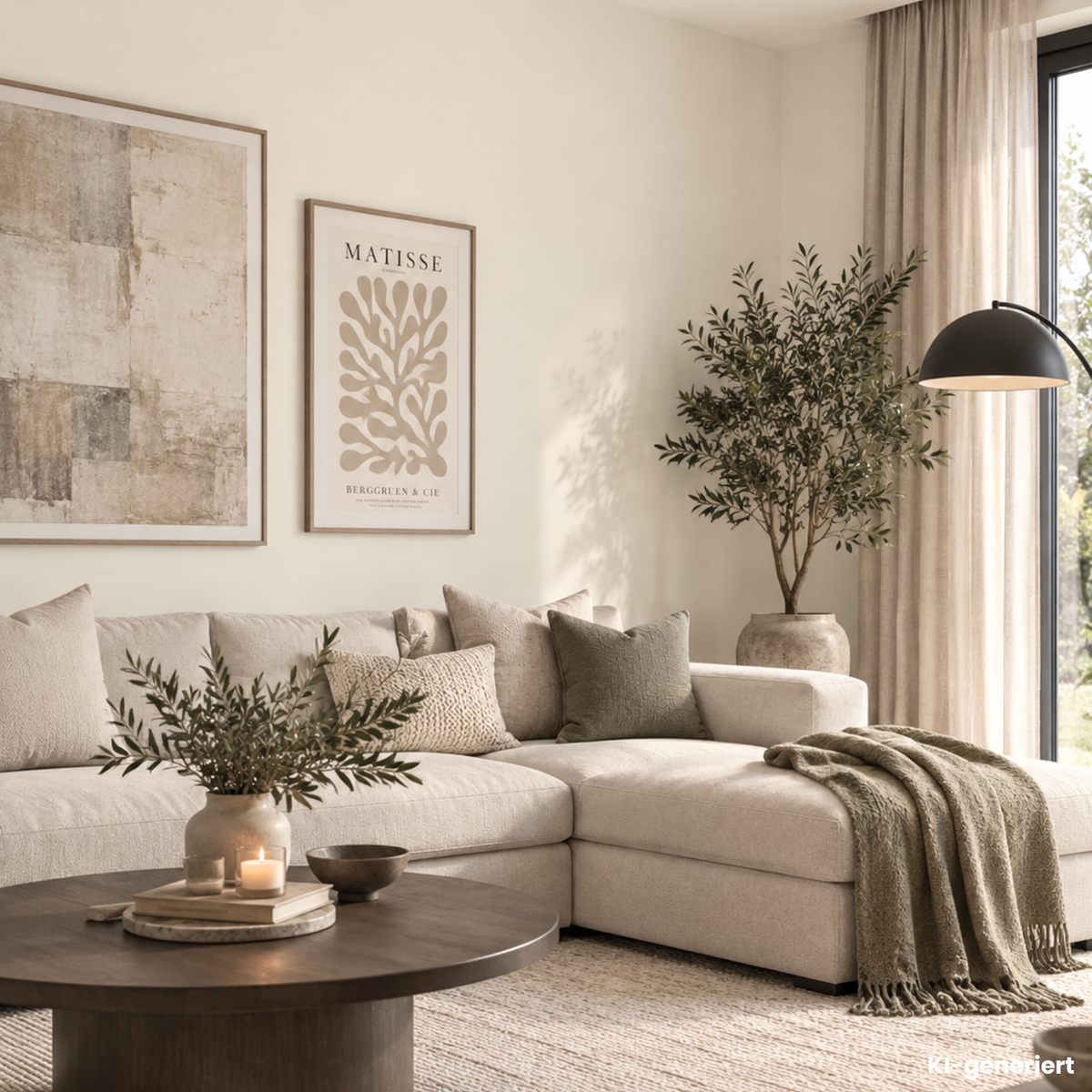 Premium Wandfarbe - Cozy Beige, Hochdeckend, Tropf- & Spritzgehemmt – Matt