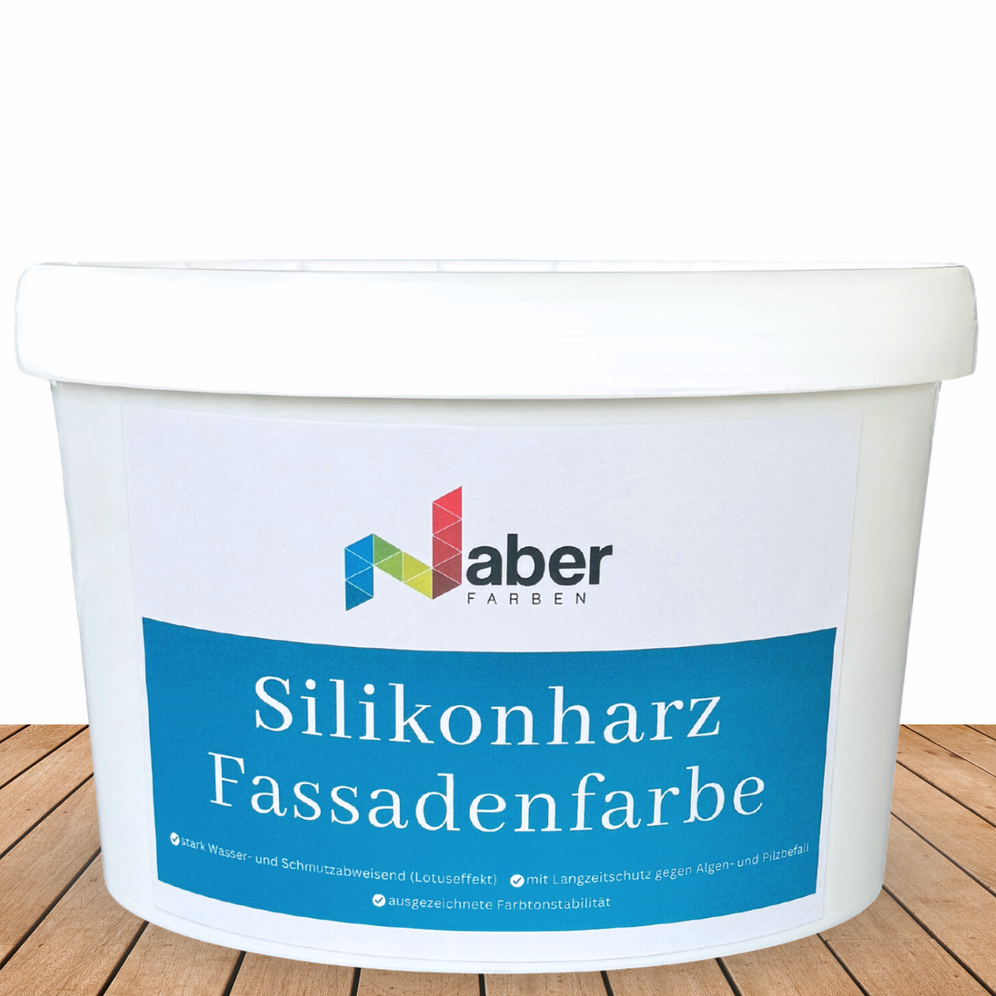 5 L Silikonharz Fassadenfarbe, Lotuseffekt, RAL Farbwahl - MATT