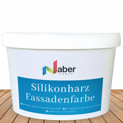 375 ml Silikonharz Fassadenfarbe, Lotuseffekt, Tester/Farbmuster, RAL Farbwahl - MATT