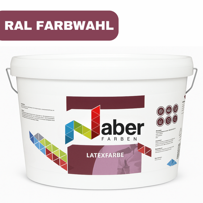 10 L Latexfarbe, Inennfarbe, Abwaschbar, RAL Farbwahl - MATT