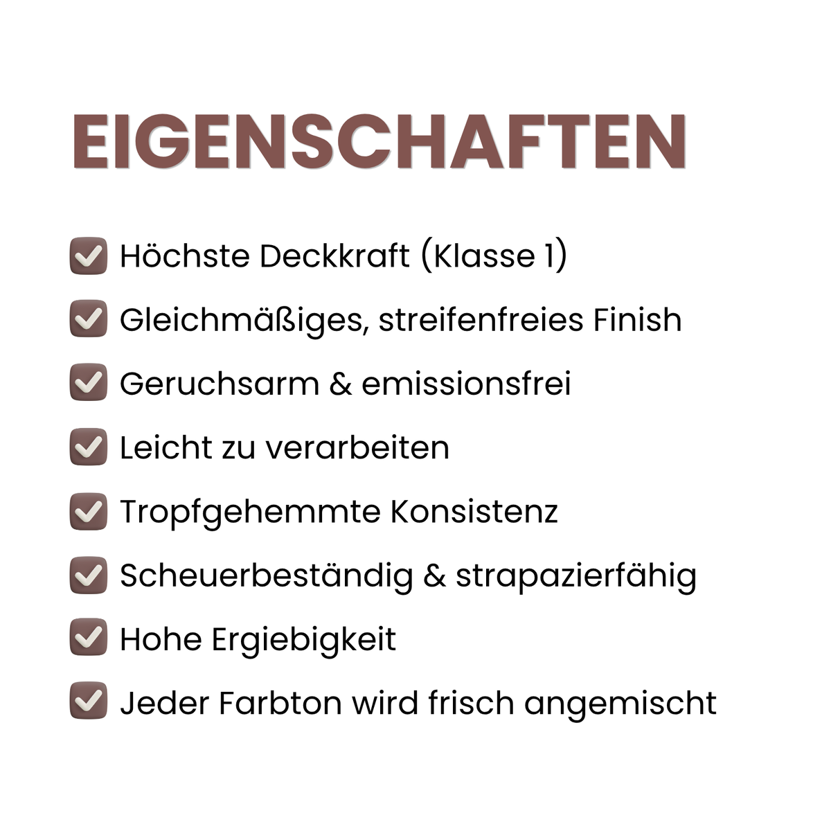 Premium Wandfarbe - Blush Dark, Hochdeckend, Tropf- & Spritzgehemmt – Matt