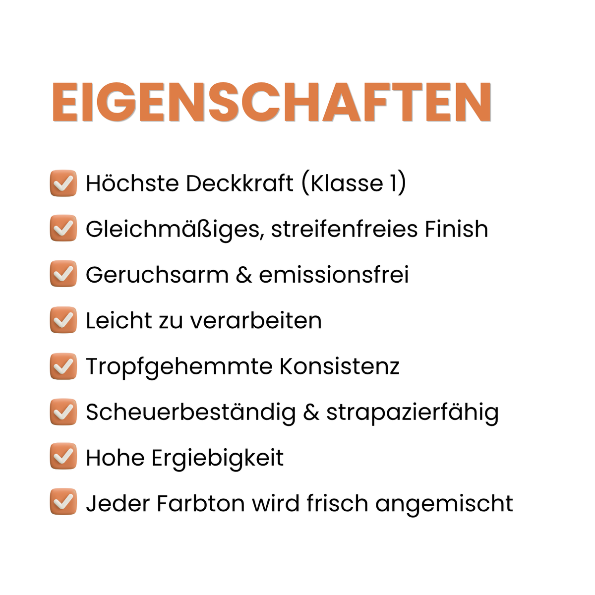 Premium Wandfarbe - Papaya, Hochdeckend, Tropf- & Spritzgehemmt – Matt