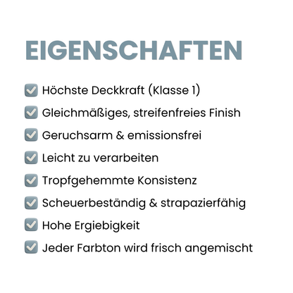 Premium Wandfarbe - Skandi Blue, Hochdeckend, Tropf- & Spritzgehemmt – Matt