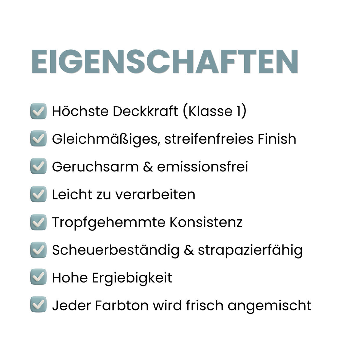 Premium Wandfarbe - Blaugrau Dark, Hochdeckend, Tropf- & Spritzgehemmt – Matt