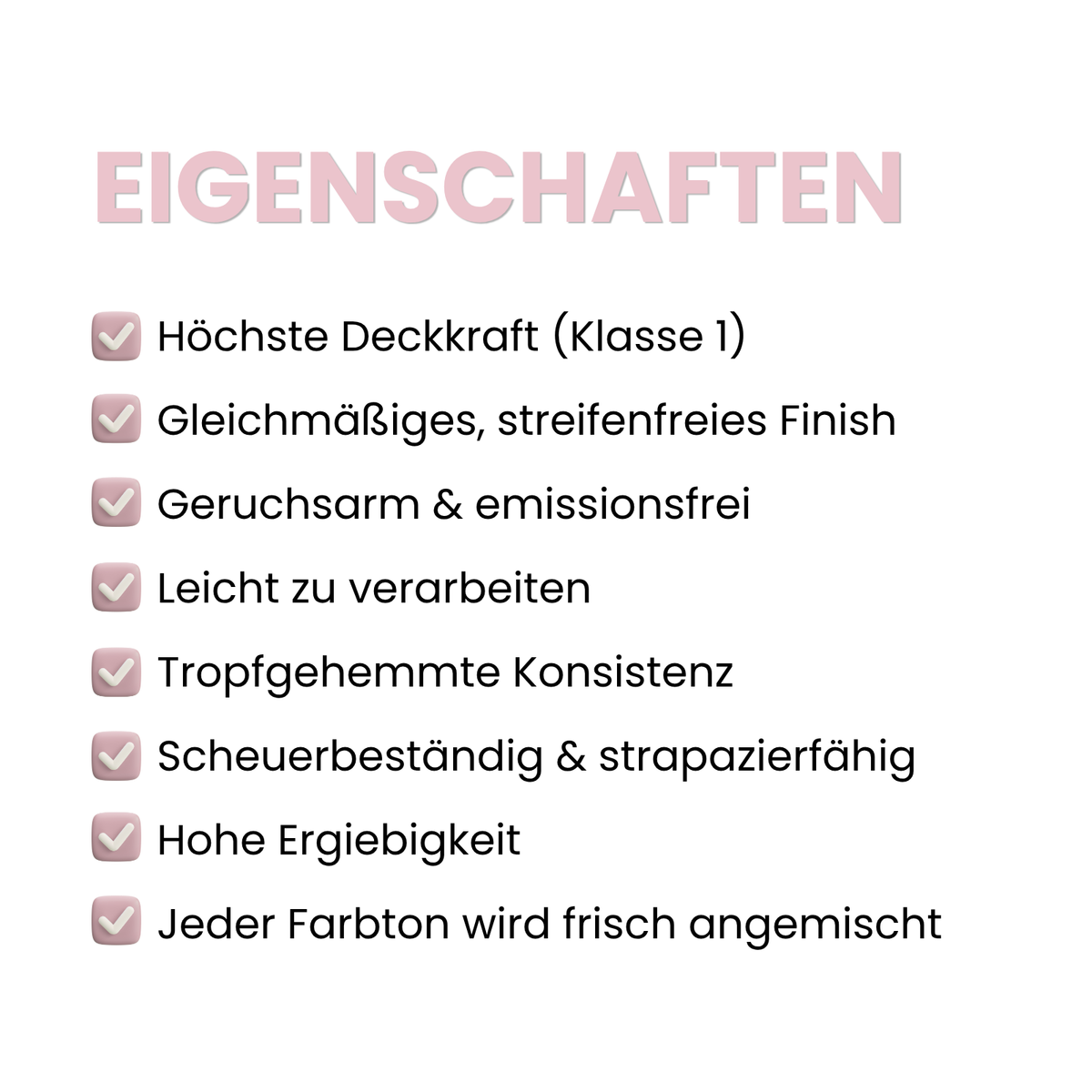 Premium Wandfarbe - Rosa, Hochdeckend, Tropf- & Spritzgehemmt – Matt