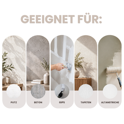 10 L Abwaschbare Innenfarbe, Wandfarbe, Hochdeckend, Atmungsaktiv, RAL Farbwahl - MATT