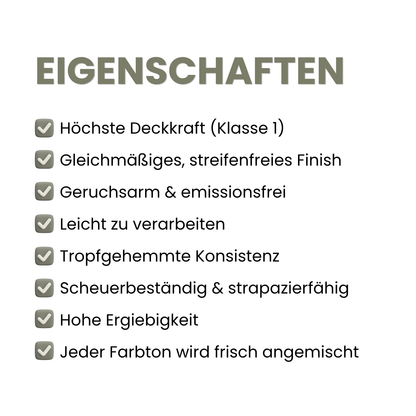 Premium Wandfarbe - Cozy Beige, Hochdeckend, Tropf- & Spritzgehemmt – Matt