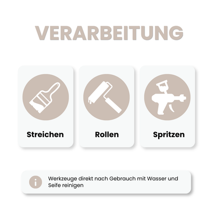 10 L Abwaschbare Innenfarbe, Wandfarbe, Hochdeckend, Atmungsaktiv, RAL Farbwahl - MATT