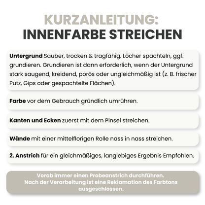 Premium Wandfarbe - Beige Cloud, Hochdeckend, Tropf- & Spritzgehemmt – Matt