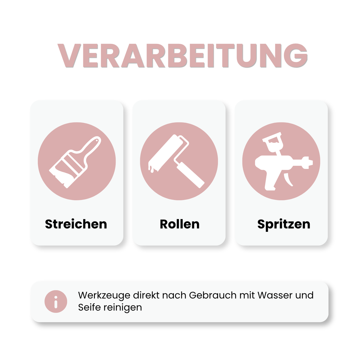 Premium Wandfarbe - Rose, Hochdeckend, Tropf- & Spritzgehemmt – Matt