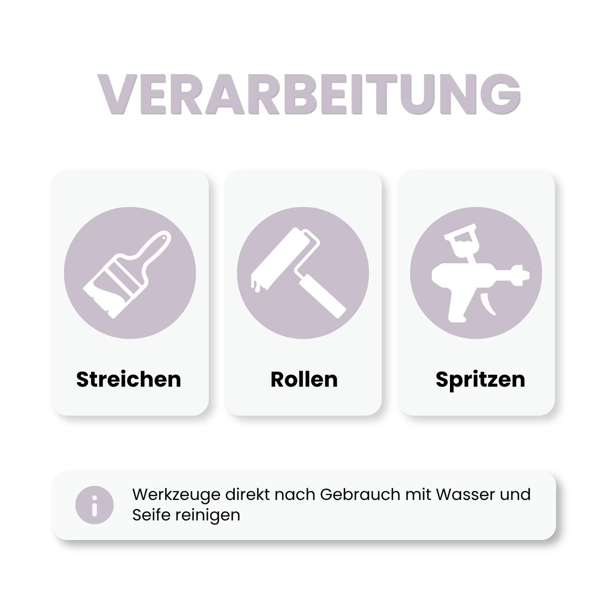 Premium Wandfarbe - Lavender Grey, Hochdeckend, Tropf- & Spritzgehemmt – Matt
