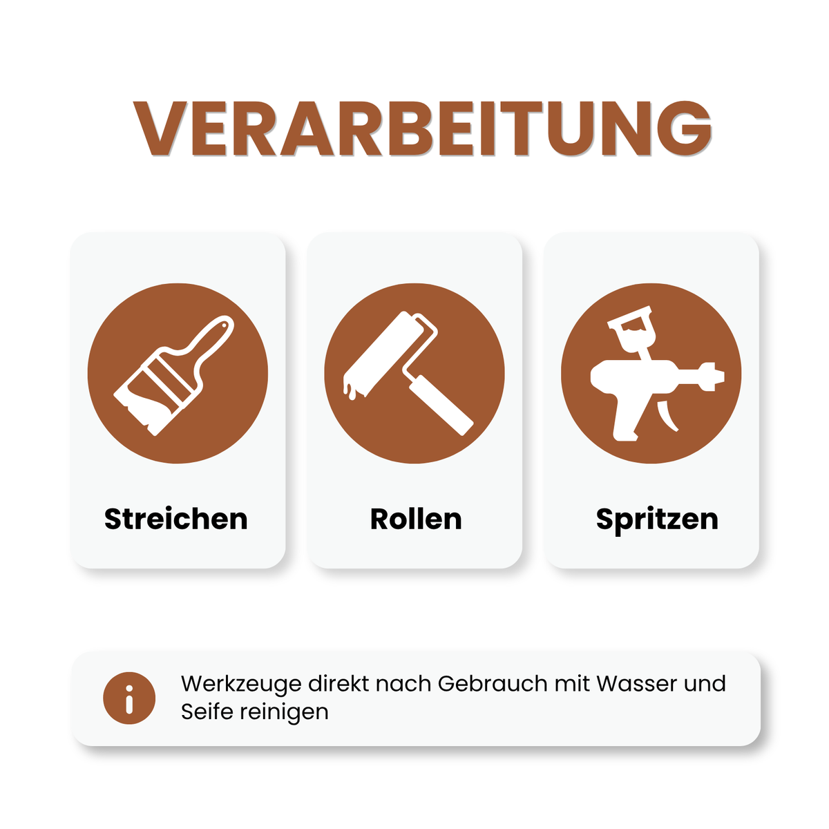 Premium Wandfarbe - Terracotta, Hochdeckend, Tropf- & Spritzgehemmt – Matt
