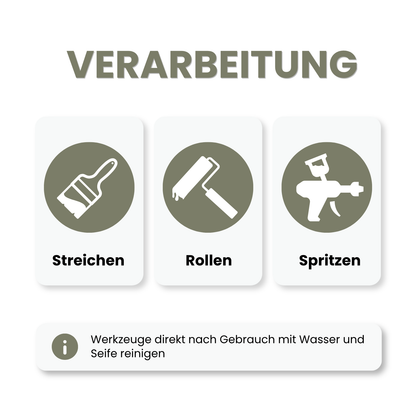 Premium Wandfarbe - Cozy Beige, Hochdeckend, Tropf- & Spritzgehemmt – Matt