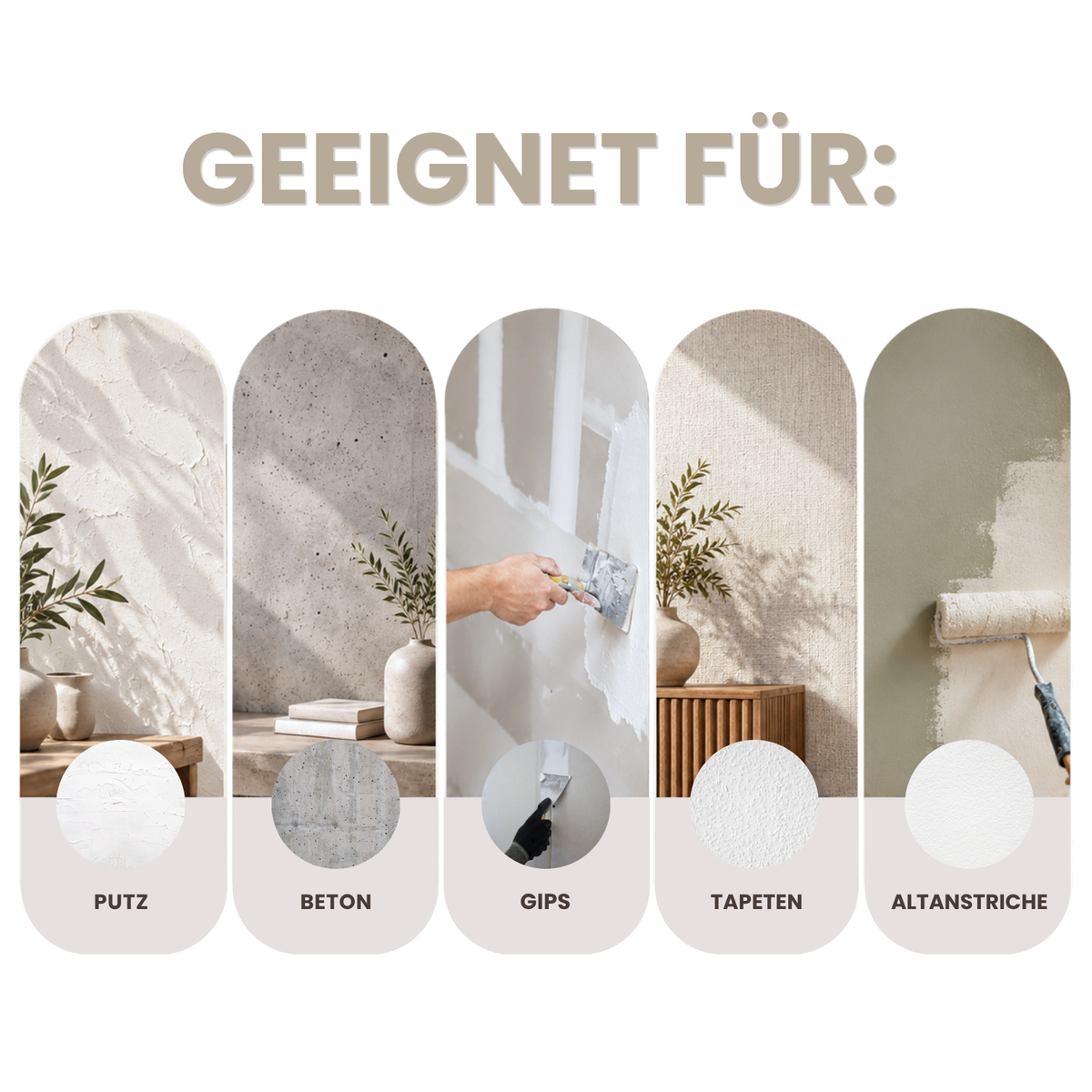 Premium Wandfarbe - Modern Clay, Hochdeckend, Tropf- & Spritzgehemmt – Matt