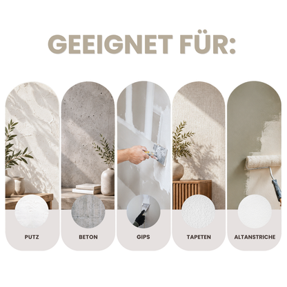 Premium Wandfarbe - Modern Clay, Hochdeckend, Tropf- & Spritzgehemmt – Matt