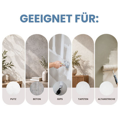 Premium Wandfarbe - Velvet Blue, Hochdeckend, Tropf- & Spritzgehemmt – Matt