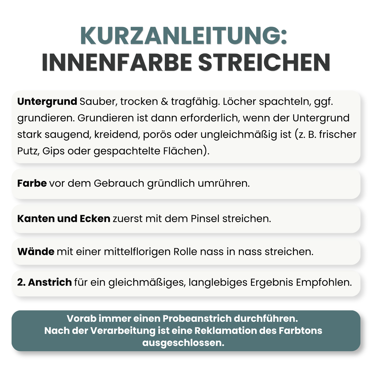 Premium Wandfarbe - Nordic, Hochdeckend, Tropf- & Spritzgehemmt – Matt