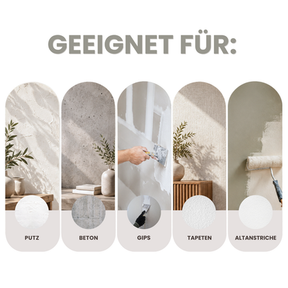 Premium Wandfarbe - Nebel, Hochdeckend, Tropf- & Spritzgehemmt – Matt