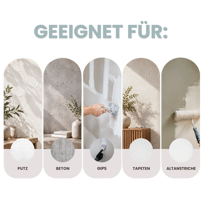 Premium Wandfarbe - Blaugrau, Hochdeckend, Tropf- & Spritzgehemmt – Matt
