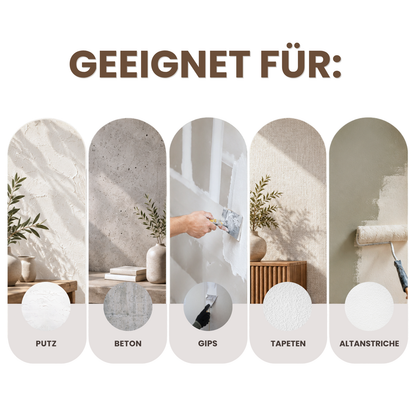 Premium Wandfarbe - Mocha Mousse, Hochdeckend, Tropf- & Spritzgehemmt – Matt