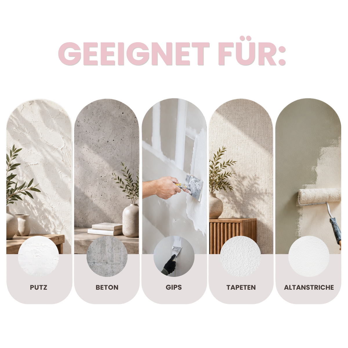 Premium Wandfarbe - Rosa, Hochdeckend, Tropf- & Spritzgehemmt – Matt