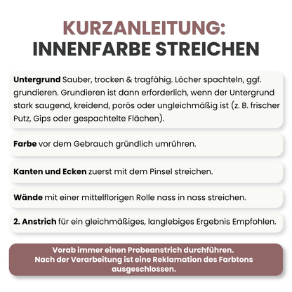 Premium Wandfarbe - Berry, Hochdeckend, Tropf- & Spritzgehemmt – Matt