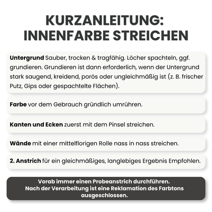Premium Wandfarbe - Midnight Grey, Hochdeckend, Tropf- & Spritzgehemmt – Matt
