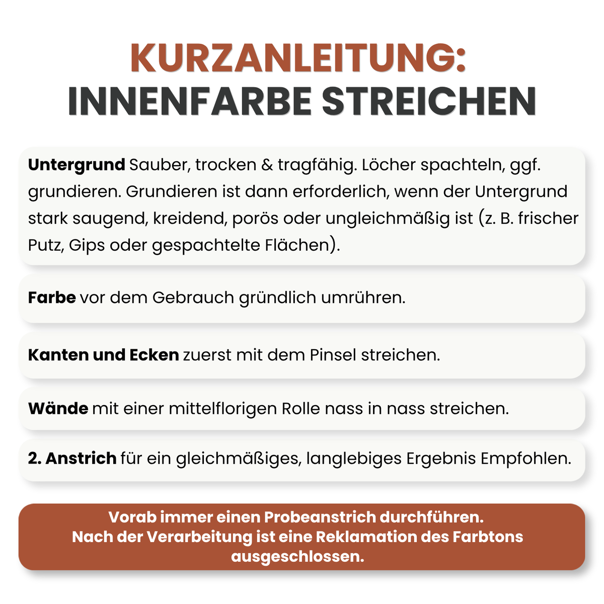 Premium Wandfarbe - Coral, Hochdeckend, Tropf- & Spritzgehemmt – Matt