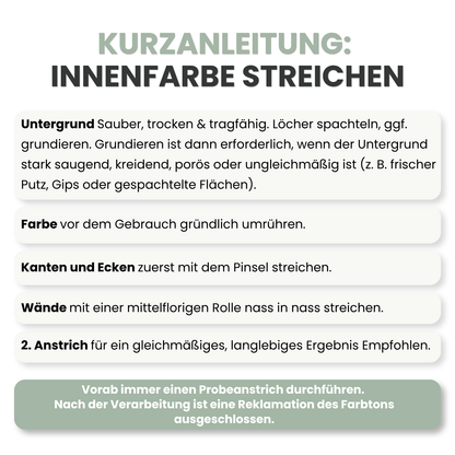 Premium Wandfarbe - Salbeigrün, Hochdeckend, Tropf- & Spritzgehemmt – Matt