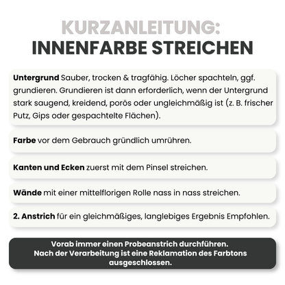 Premium Wandfarbe - Pure Black, Hochdeckend, Tropf- & Spritzgehemmt – Matt