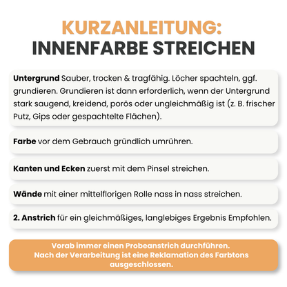 Premium Wandfarbe - Onyx, Hochdeckend, Tropf- & Spritzgehemmt – Matt