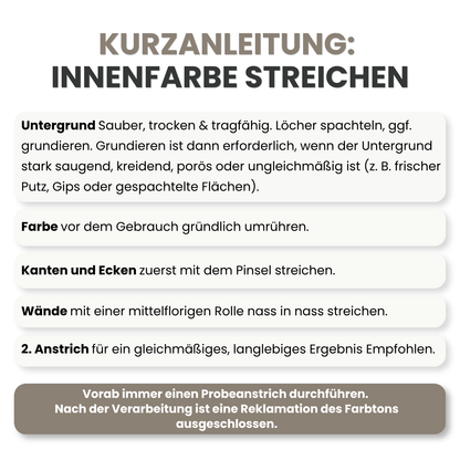 Premium Wandfarbe - Kakao, Hochdeckend, Tropf- & Spritzgehemmt – Matt