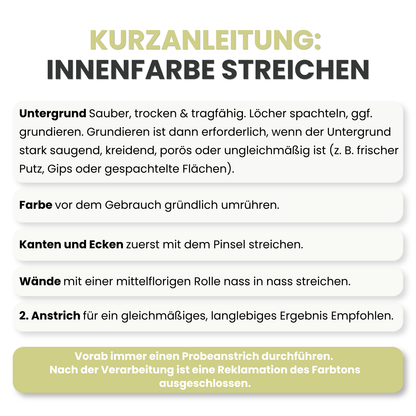 Premium Wandfarbe - Golden Green, Hochdeckend, Tropf- & Spritzgehemmt – Matt