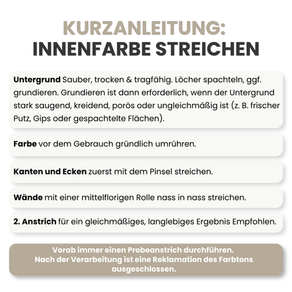 Premium Wandfarbe - Modern Clay, Hochdeckend, Tropf- & Spritzgehemmt – Matt