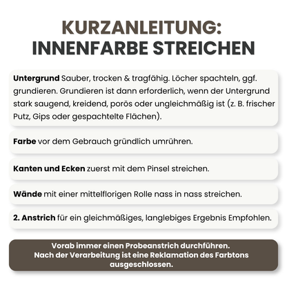 Premium Wandfarbe - Stone, Hochdeckend, Tropf- & Spritzgehemmt – Matt