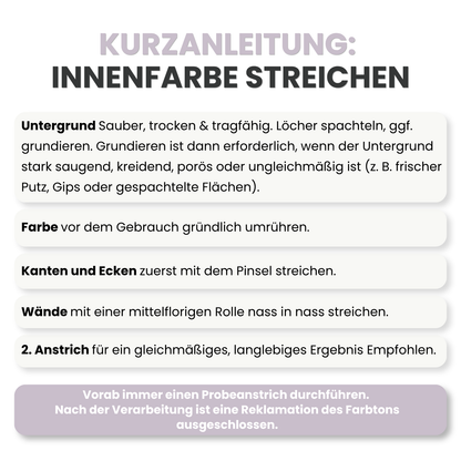 Premium Wandfarbe - Lavender Grey, Hochdeckend, Tropf- & Spritzgehemmt – Matt