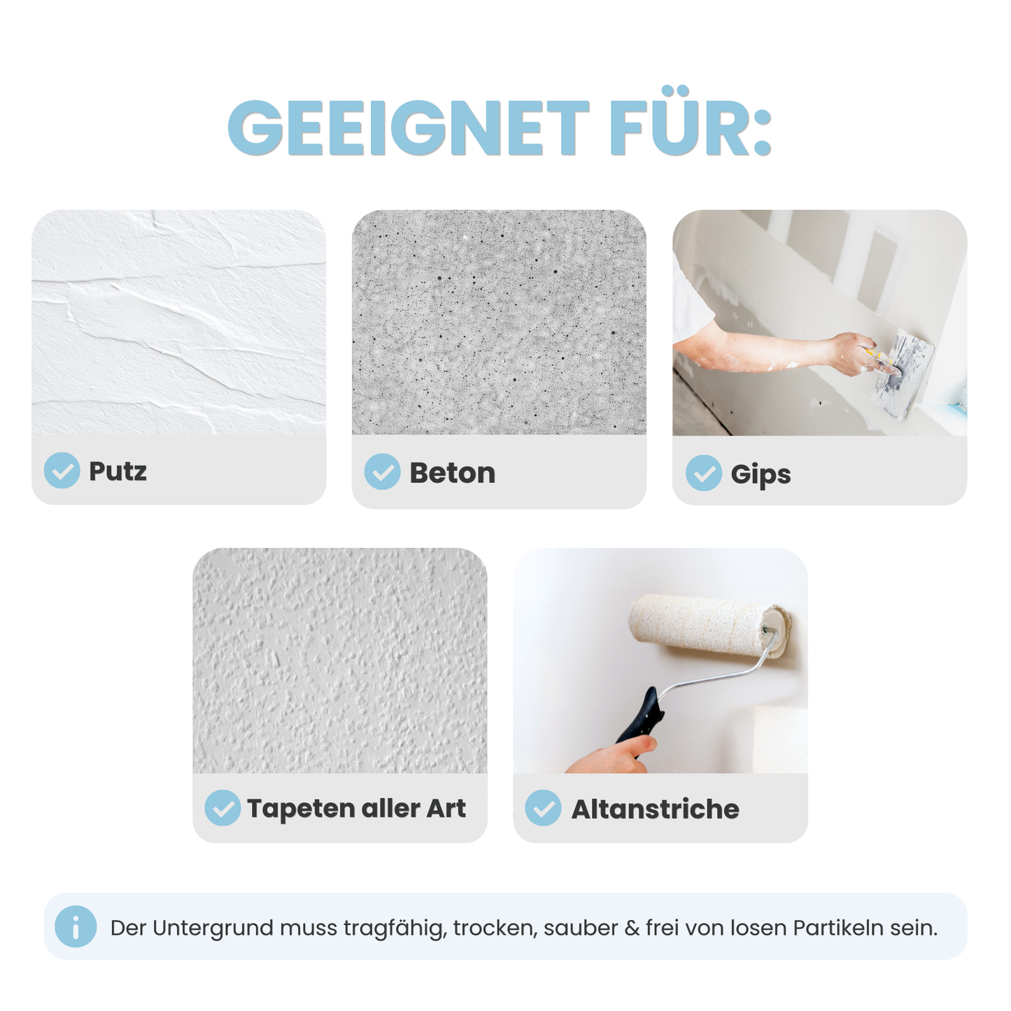 Antischimmelfarbe, Wandfarbe, Farbwahl - MATT