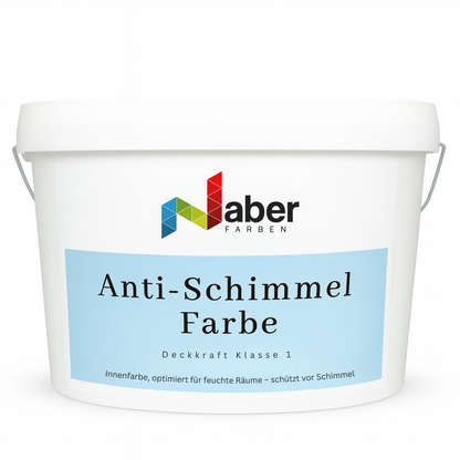 Antischimmelfarbe, Feuchtraumfarbe, WEISS - MATT