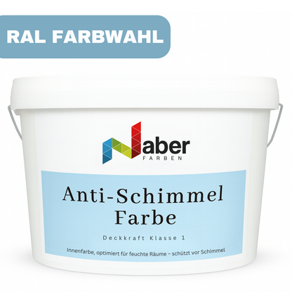 Antischimmelfarbe, Feuchtraumfarbe, RAL Farbwahl - MATT