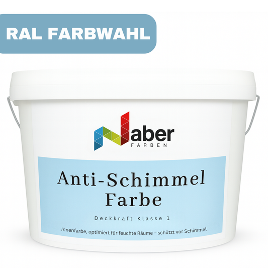 Antischimmelfarbe, Feuchtraumfarbe, RAL Farbwahl - MATT