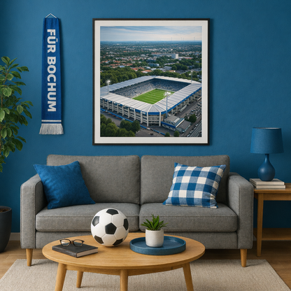 Innenfarbe, Wandfarbe, Ruhrpottblau, Fanfarbe - Matt