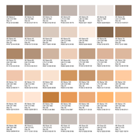 Acryl Fassadenfarbe, Hausfarbe, Außenfarbe, nach Caparol 3D-System Plus Farbkarte - Matt
