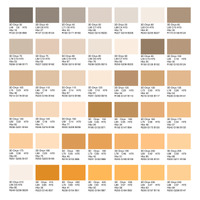 Acryl Fassadenfarbe, Hausfarbe, Außenfarbe, nach Caparol 3D-System Plus Farbkarte - Matt